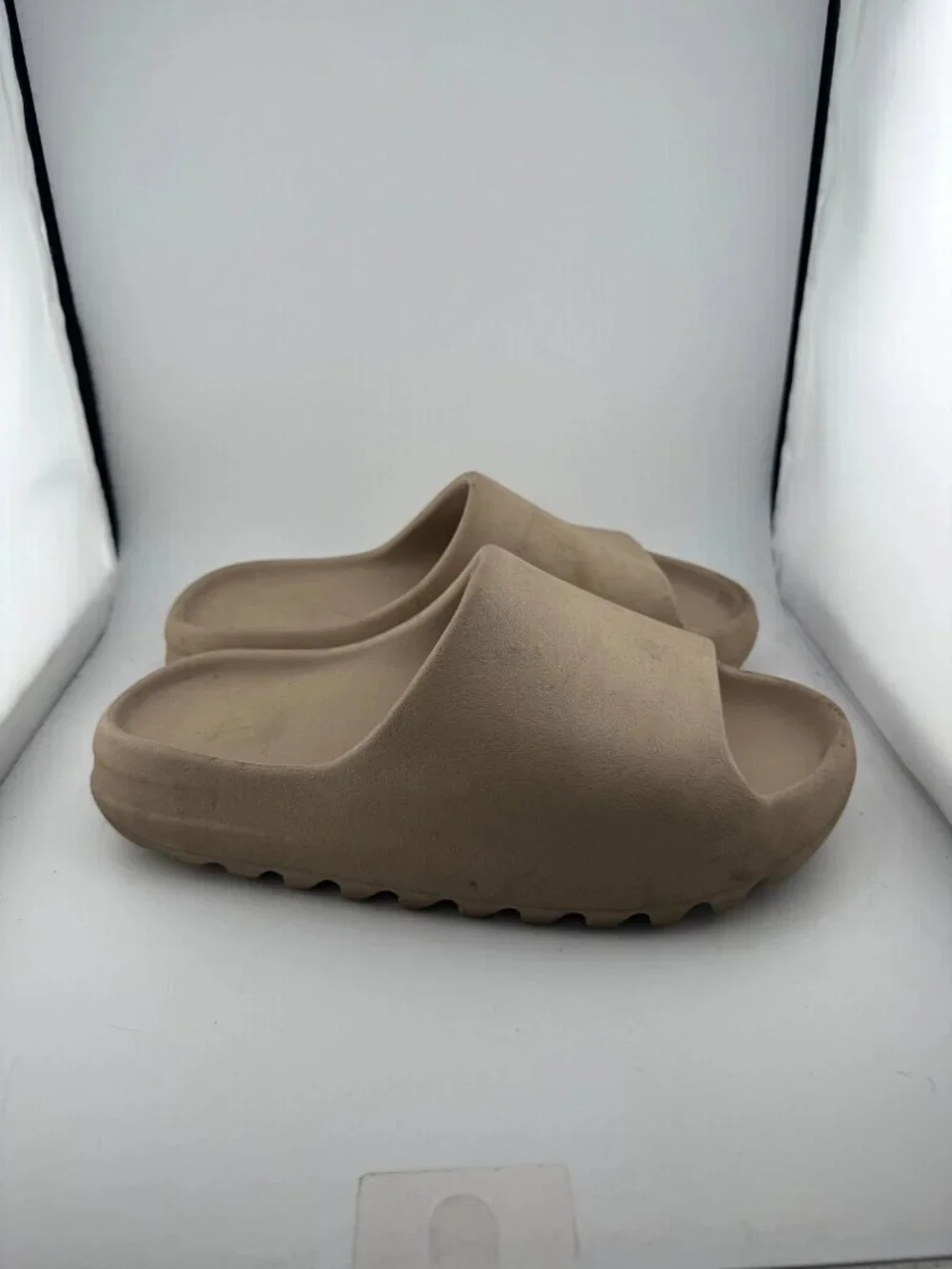 WORN adidas Yeezy Slide “Pure” Slides Size 8M No Box